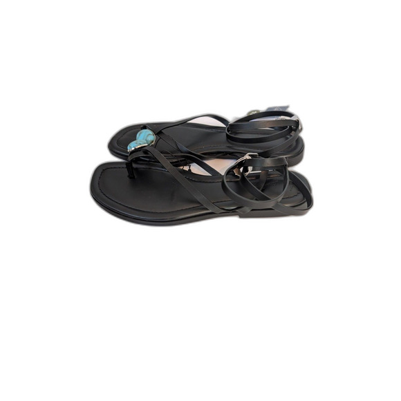 Women's Elizabeth Ankle Strap Sandals Memory Foam - Universal Thread Size 11 - Picture 4 of 7